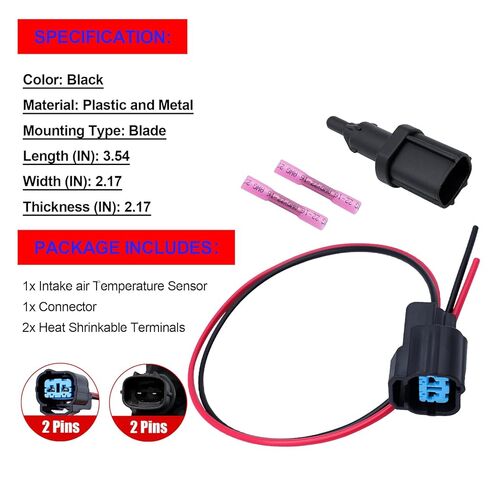SMMS 37880P2A004 Intake Air Temperature Sensor Fits for Honda Civic 1996-2000 for Insight 2000-2006 37880P2RA01 37880PA2004 1580739 AJ0027 AX56 in Saudi Arabia