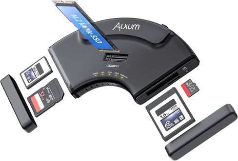 Alxum SATA IDE إلى USB 3.0 محول القرص الصلب مع الطاقة، IDE إلى SATA محول قارئ القرص الصلب الخارجي لـ 2.5/3.5 بوصة IDE in Kuwait