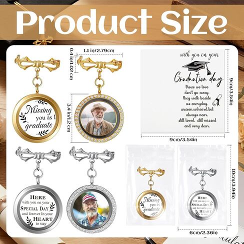 2 Pcs Custom 2026 Memorial Graduation Tassel, Personalized Graduation Tassel Photo Charm Keepsake for Grad Cap 2026, Meaningful Gift for College High School Grad Ceremony Memorial Gift in Saudi Arabia