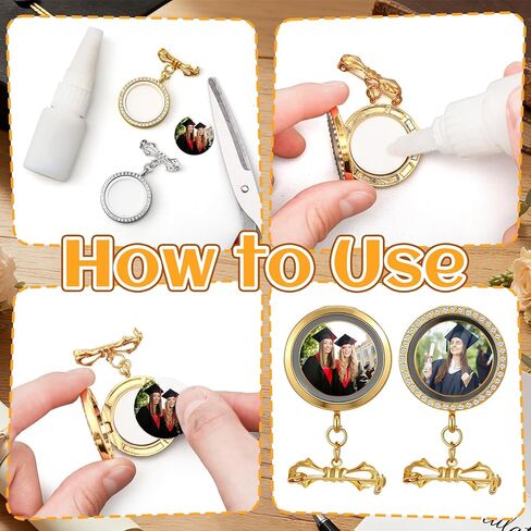 2 Pcs Custom 2026 Memorial Graduation Tassel, Personalized Graduation Tassel Photo Charm Keepsake for Grad Cap 2026, Meaningful Gift for College High School Grad Ceremony Memorial Gift in Saudi Arabia