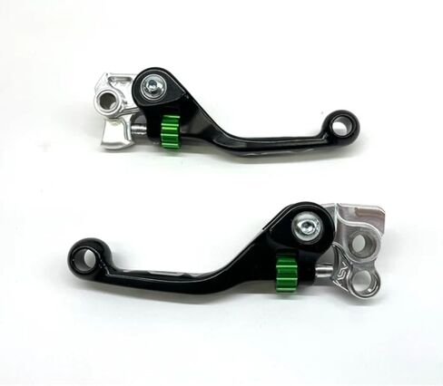 ASV F4 Brake & Hydraulic Clutch Levers Shorty Black w/Green Dials for 2024-2026 KX450/X/SR BCF42314-SK in Saudi Arabia