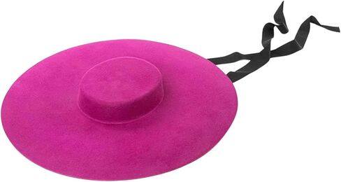 Wide Brim Wool Felt Fedora Hat Stage Formal Cap in Saudi Arabia