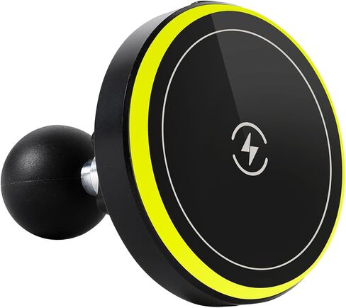 15W Magnetic Wireless Charging Phone Holder for RAM Mounts, 1" (25mm) Ball Mount for Magsafe iPhone 17/16/15/14/13/12 Series, Compatible with RAM B Size Double Socket Arm in Saudi Arabia