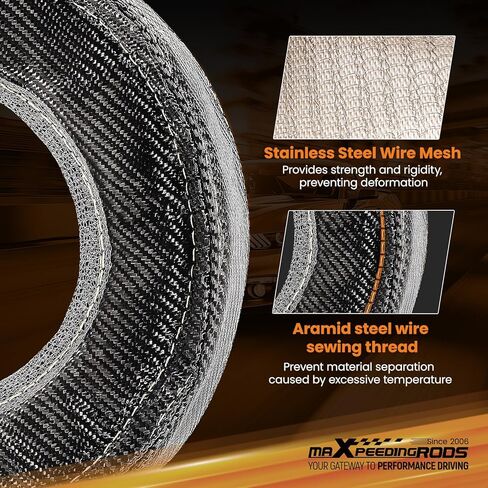 بطانية Maxpeedingrods T3 من ألياف الكربون توربو غطاء درع الحرارة مع زنبركات تثبيت لـ GT25 GT28 GT30 GT32 GT35 GT37 Turbo in Kuwait