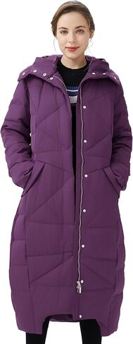Orolay Women's Puffer Down Coat Winter Maxi Jacket with Hood in Saudi Arabia