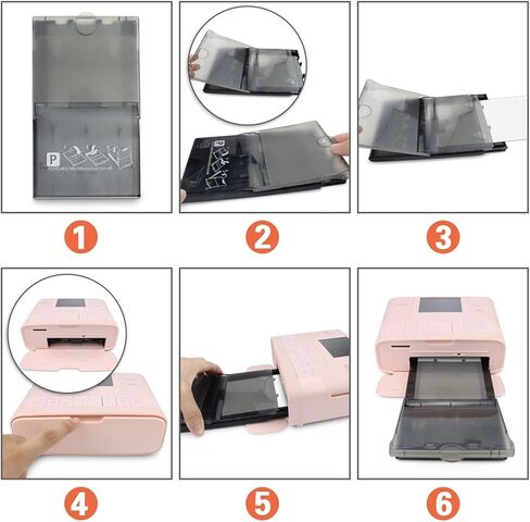 3/5/6 Inch Paper Tray，Compatible with Canon Selphy CP1500 CP1300 CP1200 CP910 CP900, Photo Paper Printer Card Size Cassette Replacement (C/L/P Tray)(54x86mm) in Kuwait