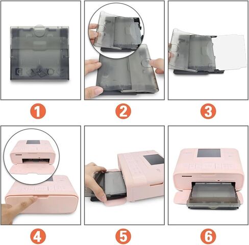 3/5/6 Inch Paper Tray，Compatible with Canon Selphy CP1500 CP1300 CP1200 CP910 CP900, Photo Paper Printer Card Size Cassette Replacement (C/L/P Tray)(54x86mm) in Kuwait