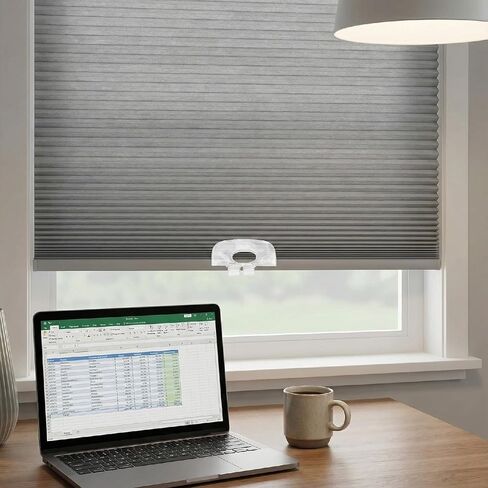 2 Pcs Shade Pulls, Levolor Blinds Parts, Blind Pulls Replacement Compatible with Graber Bali Cordless Mini Blinds, for Cellular Shades Made After 2015 (Clear) in Kuwait