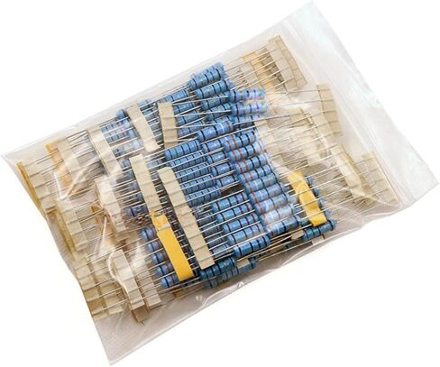 2W Metal Film Resistor 30 value Assorted set,0.1 ohm -750 ohm Ring set of resistance 1% assortment Kit 33R 39R 47R 56R 330R 390R in Saudi Arabia
