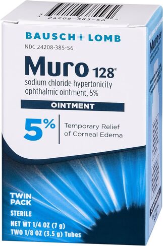 مرهم مورو 128 للعيون المعقم بنسبة 5 بالمائة، عبوة مزدوجة - 0.25 أونصة SKU 3701117 in Kuwait