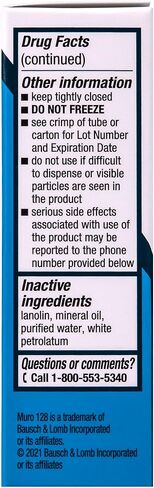 مرهم مورو 128 للعيون المعقم بنسبة 5 بالمائة، عبوة مزدوجة - 0.25 أونصة SKU 3701117 in Kuwait