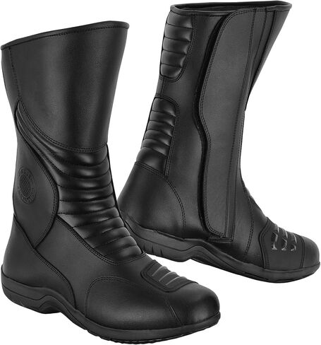 Men's Motorcycle Boots CE Approved (EN13634:2017) Level 2 Leather Motorcycle Shoes With Long Ankle Protective Footwear Biker Boots in Kuwait