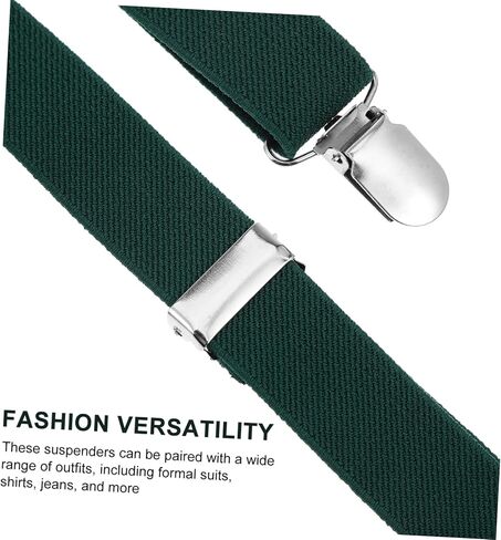 PartyKindom Elegant Boy Suspenders Bow Tie Set Green Dress Suspenders Bow Tie Clip for Tuxedo Formal Events Parties in Saudi Arabia