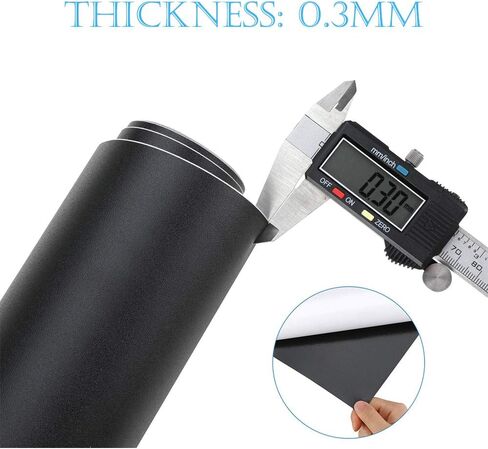 ورق جدران Oxdigi Chalkboard قابل للتقشير واللصق مقاس 23.6 × 196 بوصة، سبورة سوداء كبيرة جدًا للجدار، سبورة طباشير لغرفة الأطفال، ورق اتصال سبورة طباشير سهل اللصق، قابل للإزالة، مادة CPP سميكة 0.3 مم in Kuwait