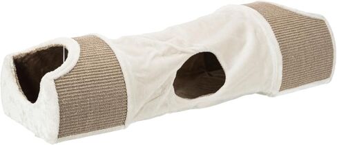 TRIXIE Cuddly Condos with Tunnel, Sisal Scratching Surface, Cream/Brown in Kuwait