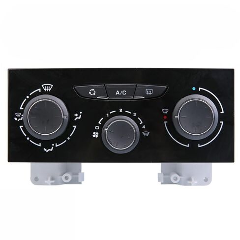 Air Con Switch 6451VN 1607875480 Compatible with Citroen for C4 Car Air Conditioning Control Switch Air Conditioning Panel(Black) in Saudi Arabia
