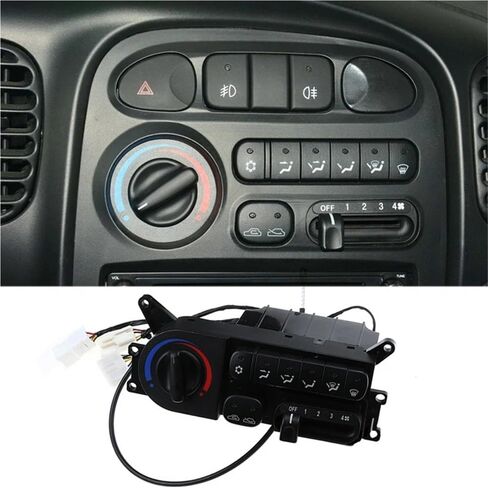 Air Con Switch Car Front Air Conditioning Control Panel Assembly Air Conditioning AC Switch Compatible with JAC for Refine 97260-4A101 in Saudi Arabia