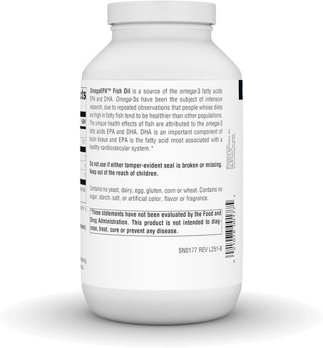 Source Naturals OmegaEPA Fish Oil - Marine Lipids with EPA & DHA Supports Cardiovascular & Brain Health - 100 Softgels in Saudi Arabia