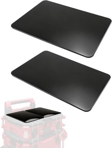 2 حزمة من طاولات صندوق الأدوات، طاولة سطح العمل المتوافقة مع Milwaukee Packout، سطح عمل بلاستيكي PP عالي التحمل مع أقدام تثبيت in Kuwait