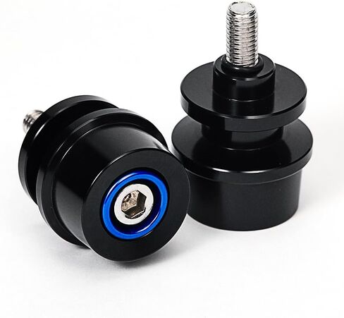 بكرات ذراع متأرجحة M6 لـ YZF R1 R3 R6 R7 R9 R25 R125 MT-03 MT-09 RS660 Tuareg 660 RSV4 RS 457 Shiver 750 Monster 695 696 950 821 796 937 برغي حامل منزلق للدراجات النارية (أزرق) in Kuwait