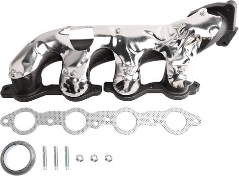 Right Exhaust Manifold Kit with Includes Required Gaskets And Hardware Compatible with Escalade Avalanche Cheyenne Express Silverado Suburban Tahoe 674-732 EPA Complian in Saudi Arabia