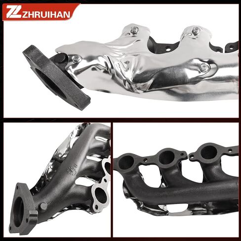 Right Exhaust Manifold Kit with Includes Required Gaskets And Hardware Compatible with Escalade Avalanche Cheyenne Express Silverado Suburban Tahoe 674-732 EPA Complian in Saudi Arabia