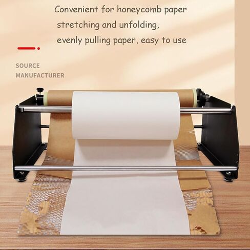 Honeycomb Packing Paper Roll Dispenser, Honeycomb Paper Machine, Heavy Duty Kraft Wrapping Paper Dispenser Holder, Manual Bubble Paper Filling Machine, Cutting in Saudi Arabia