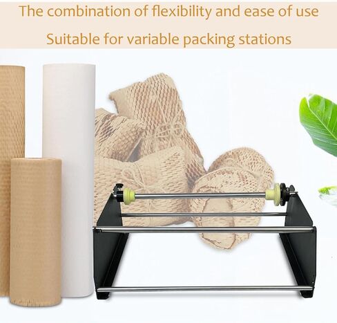 Honeycomb Packing Paper Roll Dispenser, Honeycomb Paper Machine, Heavy Duty Kraft Wrapping Paper Dispenser Holder, Manual Bubble Paper Filling Machine, Cutting in Saudi Arabia
