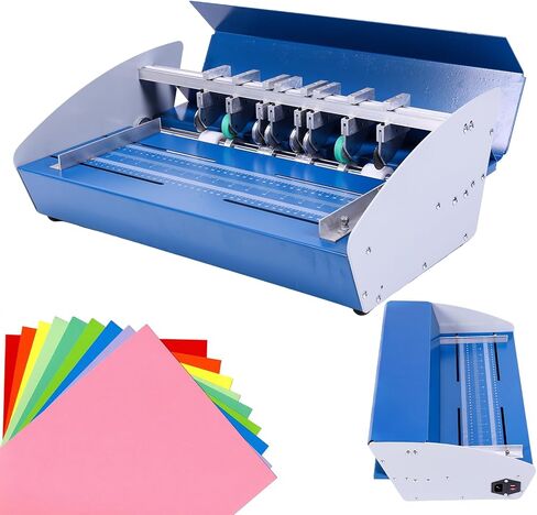 460mm Multi-Function Electric Creaser Scorer with Scale Ruler Multi-Function Paper Folding Machine for Photos Documents Menus Envelopes Note in Saudi Arabia