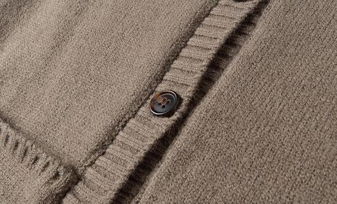 Mud Kingdom Kids Knit Sweater Vest for Boys Girls Warm Button Front Cardigan Vest with Pockets Taupe 4T- Size 12 in Kuwait
