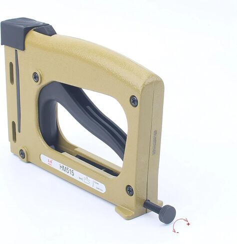 HM515 Frame Gun Nailer 1000 Nail Manual Flex Point Tacker Framing Pin Stapler (Tool With 2000 Nails) in Saudi Arabia