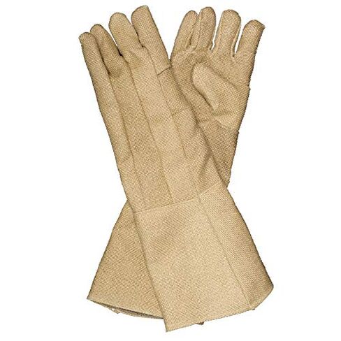 Newtex Heat Resistant Gloves, ZetexPlus 23'' High Temperature fiberglass gloves for fireplaces, firepits, welding, ovens, kilns, wood stoves, glass blowing and smelting. in Kuwait