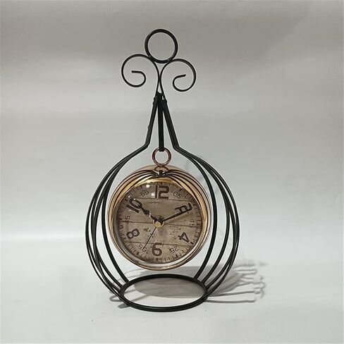 European Home Decoration Mute Clock Pendant Iron Art Pendulum Seat Design Sense in Saudi Arabia