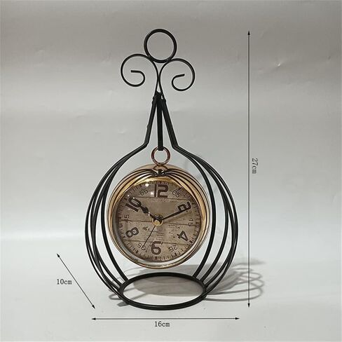 European Home Decoration Mute Clock Pendant Iron Art Pendulum Seat Design Sense in Saudi Arabia