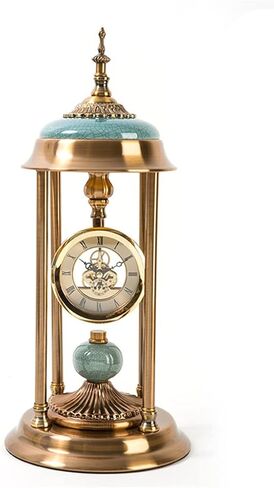 Clock Ornaments Living Room Nordic Home Decoration Pendulum Tabletop Table Crystal Seat(E) in Saudi Arabia