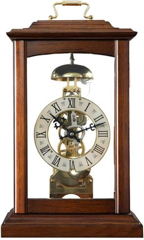 Retro Mechanical Seat Clock Chinese Table Household Decoration Old Pendulum Sitting in Saudi Arabia