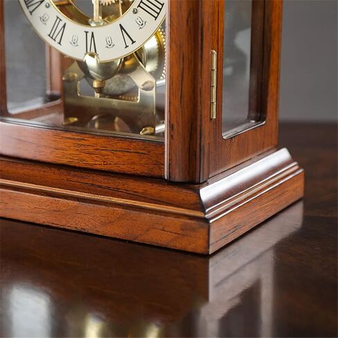 Retro Mechanical Seat Clock Chinese Table Household Decoration Old Pendulum Sitting in Saudi Arabia