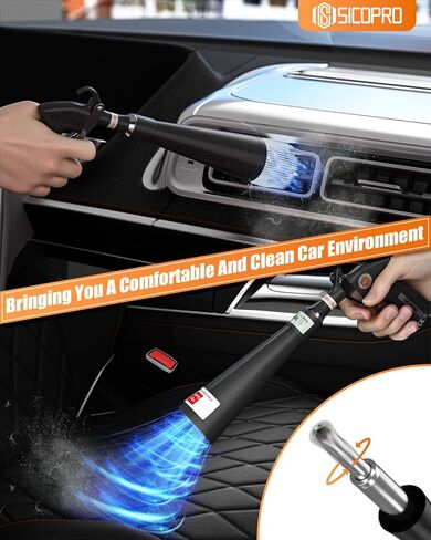 Car Cleaning Gun, Air Blower Gun Car Detailing Tools, Air Compressor Accessories, Air Blaster Gun, 2 Set Nozzle Accessories, Quickly Blowing Out Dirt and DustWorking with Air in Saudi Arabia