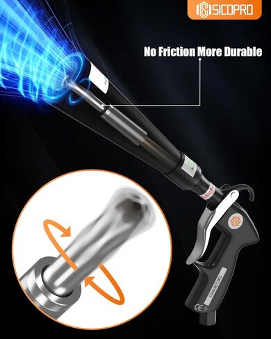 Car Cleaning Gun, Air Blower Gun Car Detailing Tools, Air Compressor Accessories, Air Blaster Gun, 2 Set Nozzle Accessories, Quickly Blowing Out Dirt and DustWorking with Air in Saudi Arabia