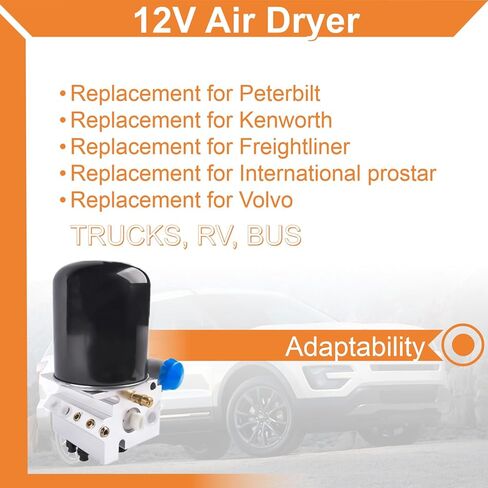 GELUOXI 12V Air Dryer 801266 Replacement for Peterbilt, Kenworth, International Prostar, Freightliner #5010694 5010695, 5015533 in Saudi Arabia