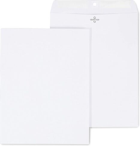 Staples 10 x 13 Bright White Clasp & Gummed Catalog Envelopes, Heavyweight Mailers with Metal Clasp, 200/Carton in Saudi Arabia