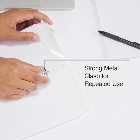 Staples 10 x 13 Bright White Clasp & Gummed Catalog Envelopes, Heavyweight Mailers with Metal Clasp, 200/Carton in Saudi Arabia