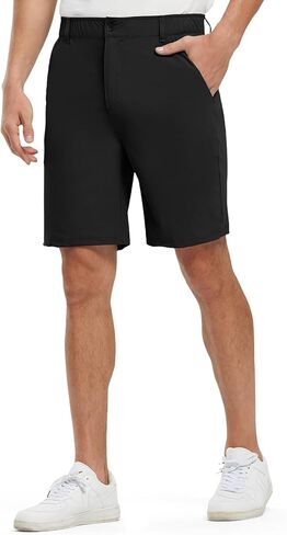 TBMPOY Men's Stretch Golf Dress Shorts 9" Lightweight Quick Dry Work Casual Travel Summer Flat Front Shorts 5 Pockets in Saudi Arabia