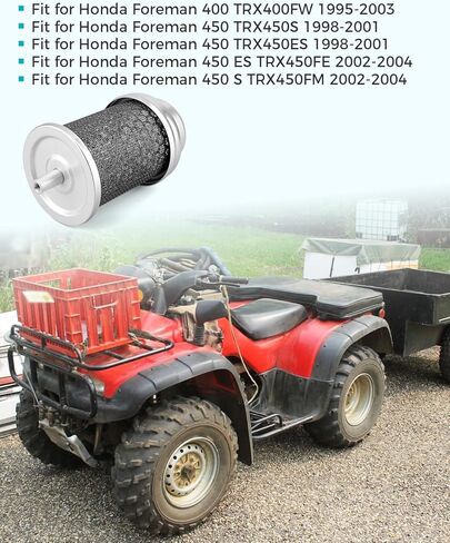 منظف ​​دليل فلتر الهواء مناسب للجسم لهوندا فورمان 400 TRX400FW 450 TRX450S 450 TRX450ES 450 ES TRX450FE 450 S TRX450FM 1995-2004 استبدال 17211-HM7-000 in Kuwait