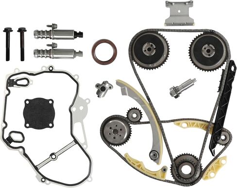 Engine Timing Chain Kit & Guides Fit For Chevy Equinox Malibu Captiva Sport Impala GMC Terrain Buick Lacrosse Regal 2.2L 2.4L 2009-2017 9-4201S 90537632 12578518 in Kuwait