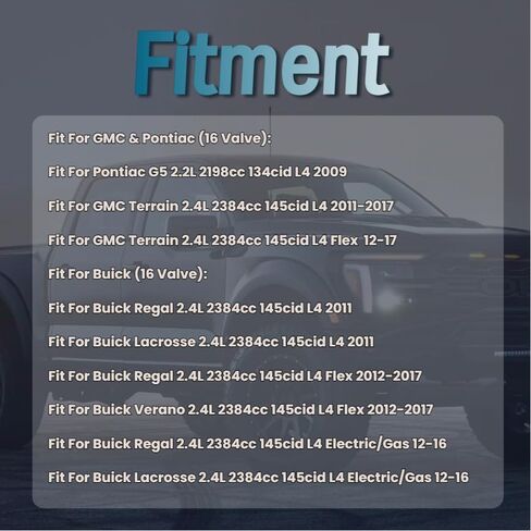Engine Timing Chain Kit & Guides Fit For Chevy Equinox Malibu Captiva Sport Impala GMC Terrain Buick Lacrosse Regal 2.2L 2.4L 2009-2017 9-4201S 90537632 12578518 in Kuwait