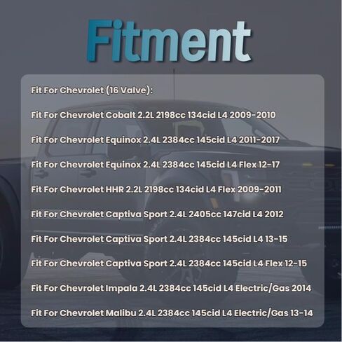 Engine Timing Chain Kit & Guides Fit For Chevy Equinox Malibu Captiva Sport Impala GMC Terrain Buick Lacrosse Regal 2.2L 2.4L 2009-2017 9-4201S 90537632 12578518 in Kuwait