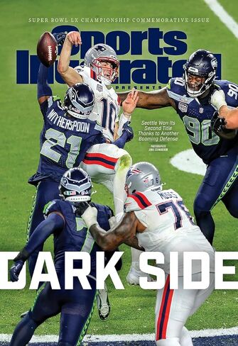 Sports Illustrated Super Bowl LX Championship Commemorative Issue Magazine Cover Poster, Dark Side Seattle Defense Cover in Kuwait
