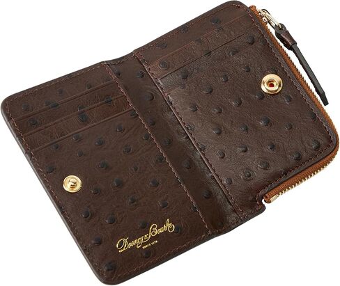 Dooney & Bourke Ostrich Zip Credit Card Wallet 12 in Saudi Arabia