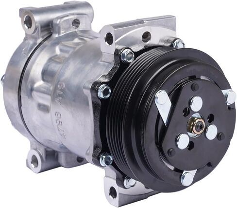ضاغط التيار المتردد مع استبدال القابض لسيارة Chevy S10 Blazer Express GMC Jimmy Savana 1500 2500 3500 Sonoma Olds Bravada 1996-2007 89018787 1136521 in Kuwait